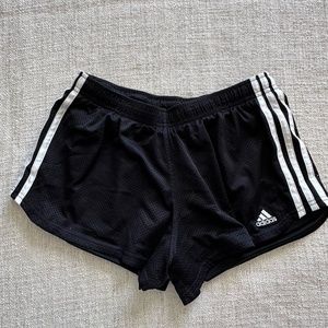 Adidas 3 Stripe Mesh Shorts Black - 10/12